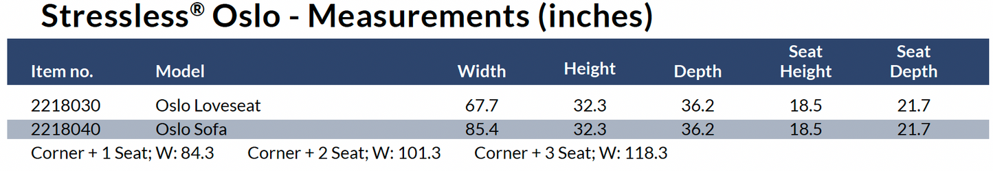 Stressless Oslo (Sofa)
