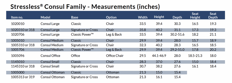 Stressless Consul (Small)