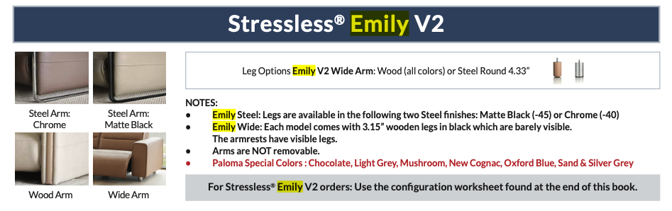 Stressless Emily V2 - Power Sofa