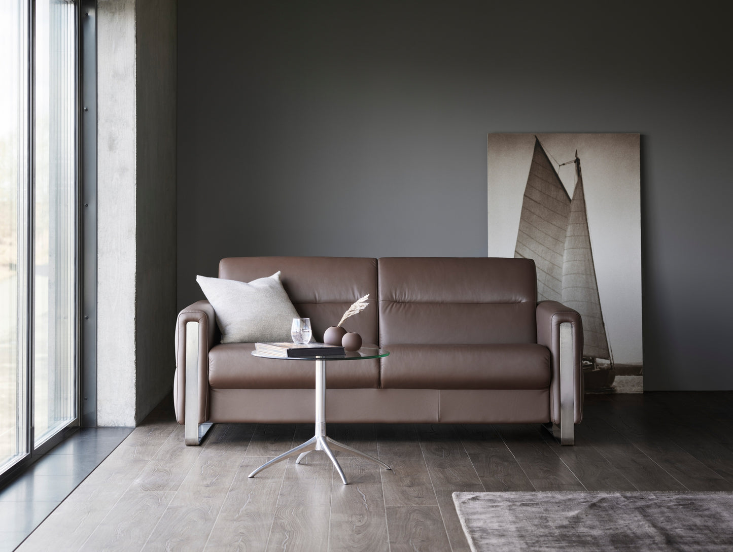 Steel Paloma Chestnut Chrome Metal Color