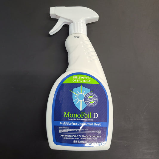 MonoFoil D (16 Fl. Oz.) Spray Bottle Disinfectant Shield