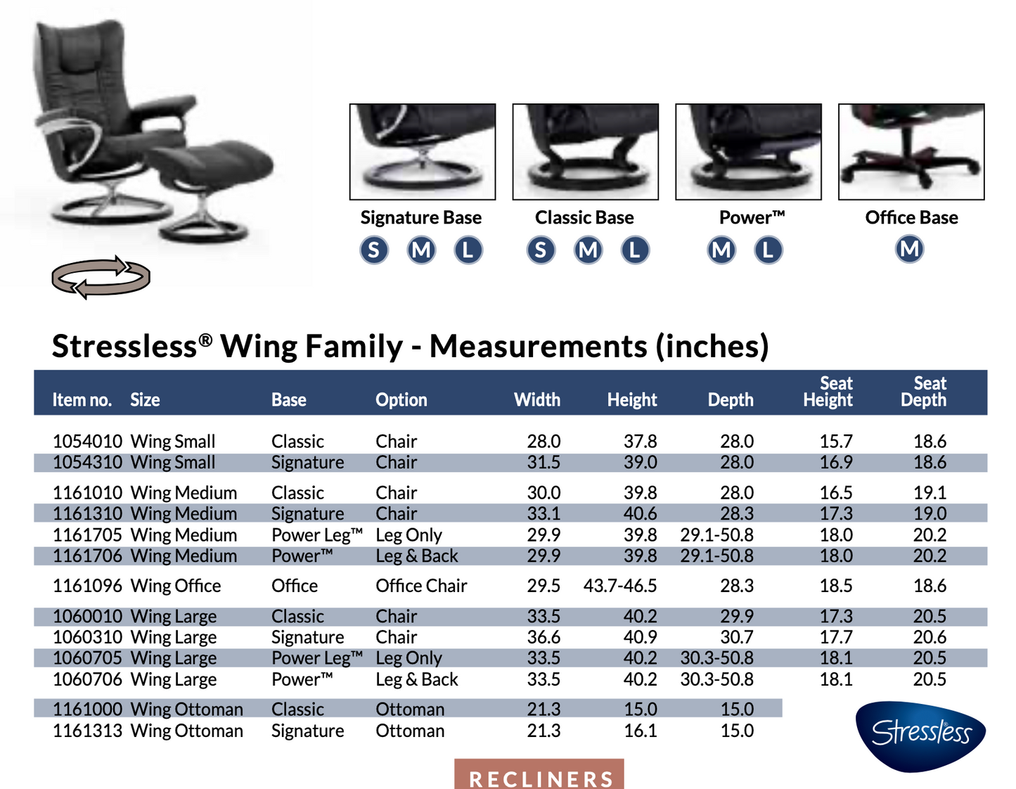 Stressless Wing - Office Chair