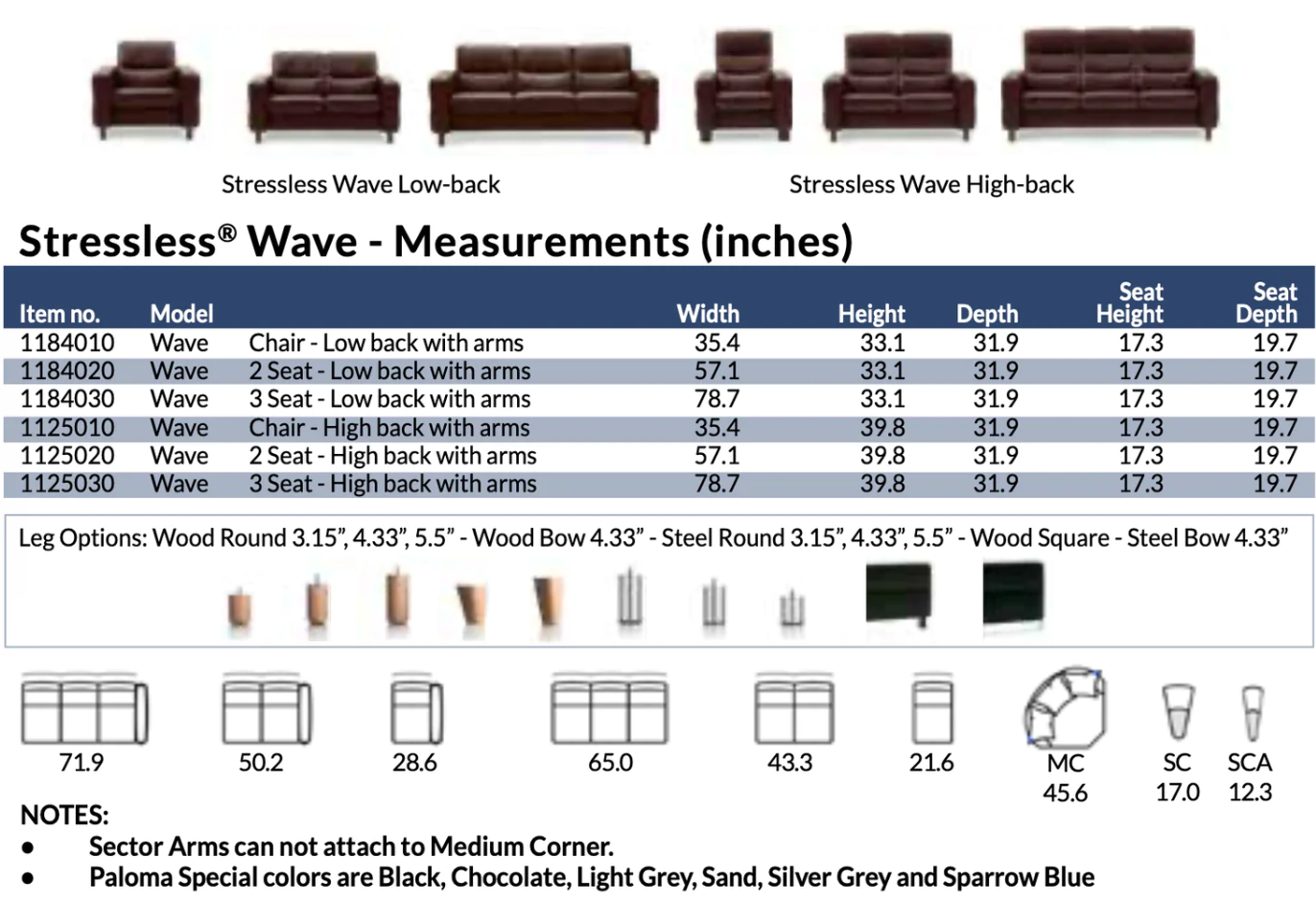 Stressless Wave - High Back