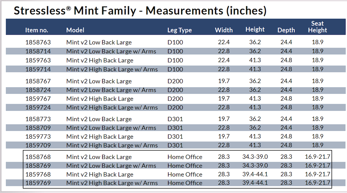 Stressless Mint - Office Chair
