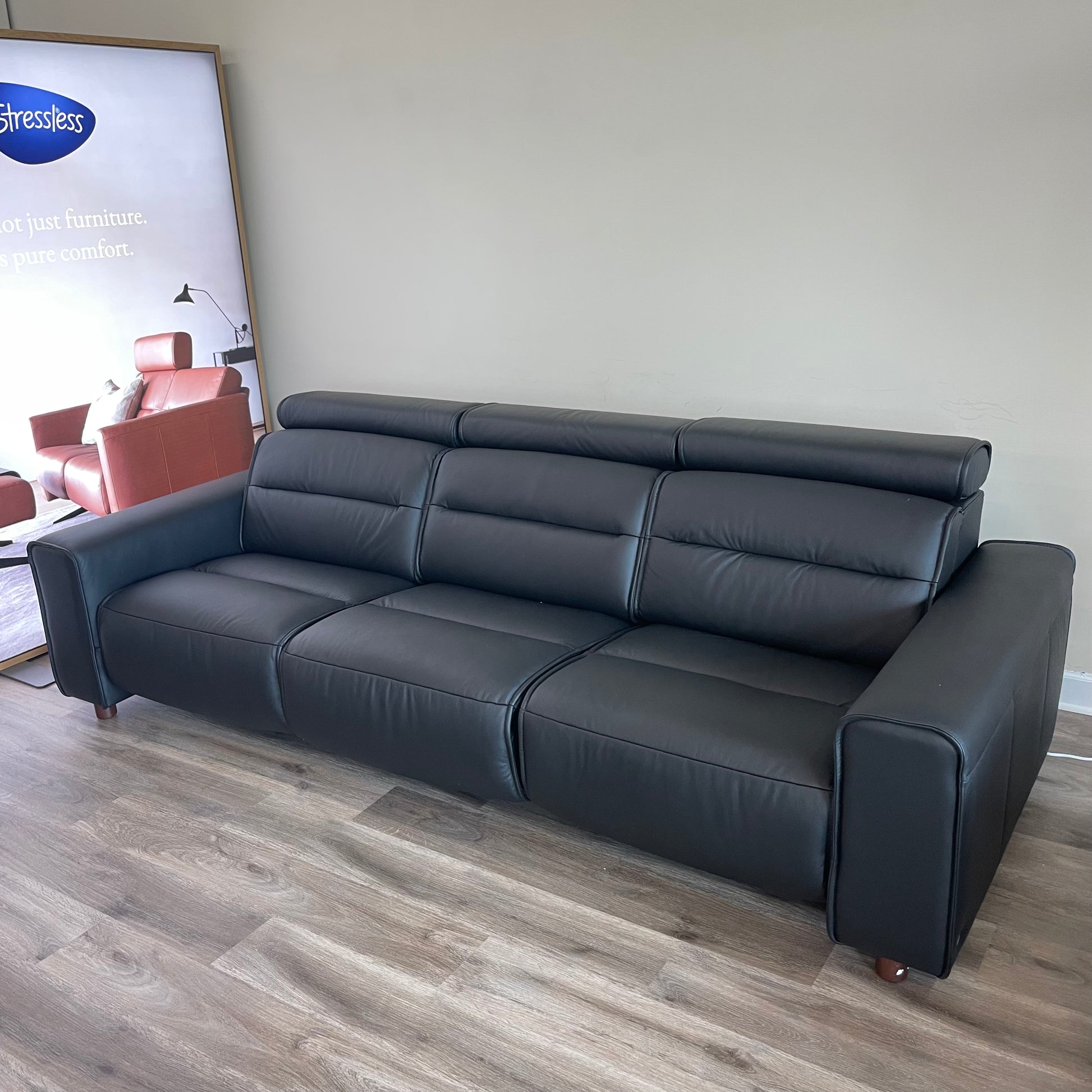 Stressless Emily Wide Arms {3 Seat Power Sofa} – SL Recliners